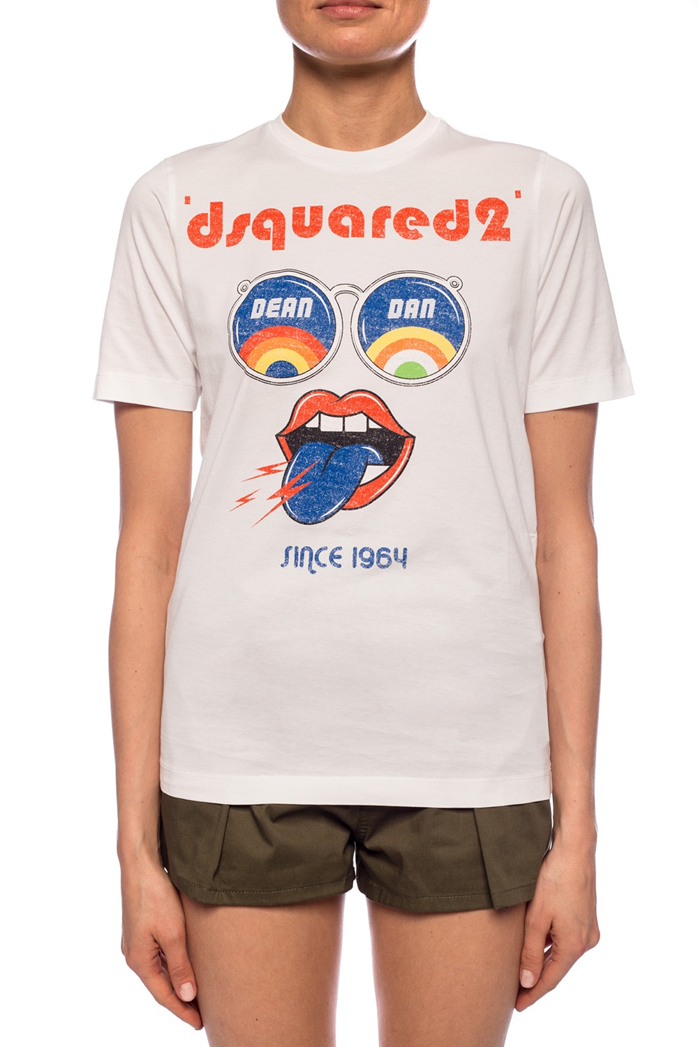Printed T-shirt Dsquared2 - IetpShops US